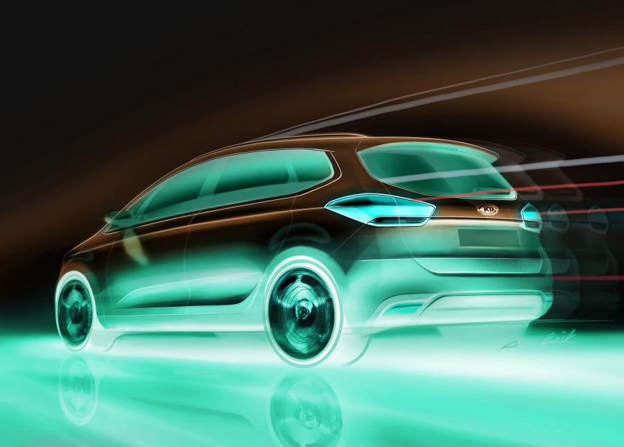  Kia Carens sketches 2012 года  (фото 2 из 2)